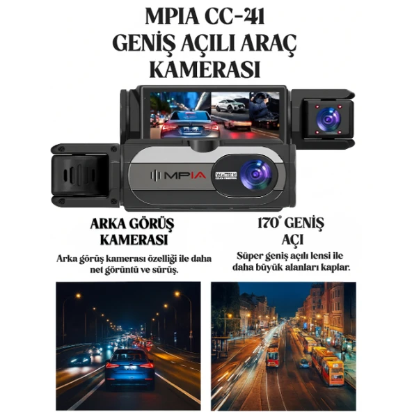 Periboia MPIA CC-41 170° Geniş Açılı Araç Kamerası - 2
