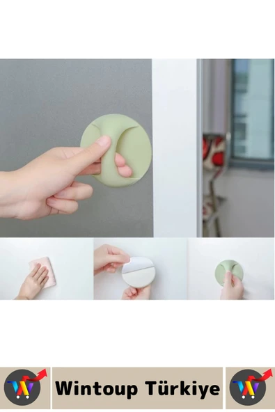 Premium Pencere Dolap Çekmece Fayans Ahşap Çok Amaçlı Kendinden Yapışkanlı Pratik Kulp Tutacak - 3