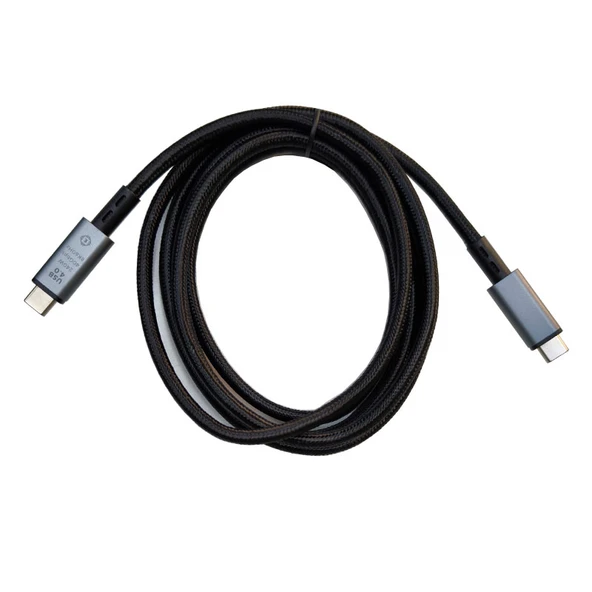 TYPE C usb 4.0 8k 60 Hz görüntü desteği 240w 40Gbps veri aktarımı 0.5m - Resim 2