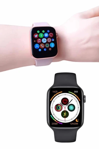 Dokunmatik Ekran Akıllı Saat Tema Değiştirme Şık ve Modern Unısex - Resim 4