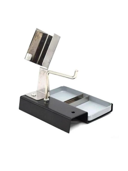 Havya Sehpası - Havya Standı Metal Lehim Makara Tutuculu 103x110 mm Süngerli - 2
