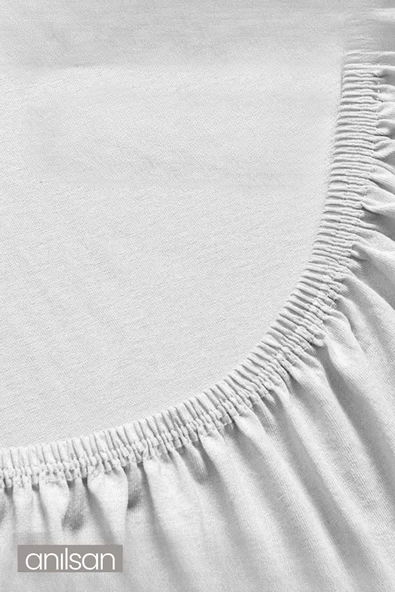 %100 Pamuk Düz Beyaz 70x140 Bebek Lastikli Yatak Çarşaf + Yastık Kılıfı - 2