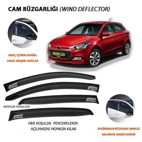 Hyundaı Cam Ruzgarlıgı Classıc Tip 4 Parca Hyundaı İ20 2008-2014 - Perflex Pa4-Hy12 ürün görseli