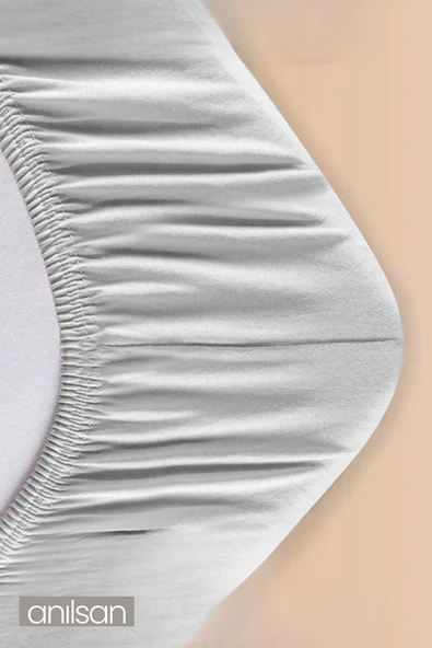 %100 Pamuk Düz Beyaz 70x140 Bebek Lastikli Yatak Çarşaf + Yastık Kılıfı - 4