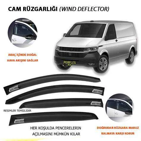 Vag Cam Ruzgarlıgı Mugen Tip 4 Parca Transporter Caravelle T5/t6  Dynamıc 2003> - Perflex Pd4-Vw29 ürün görseli