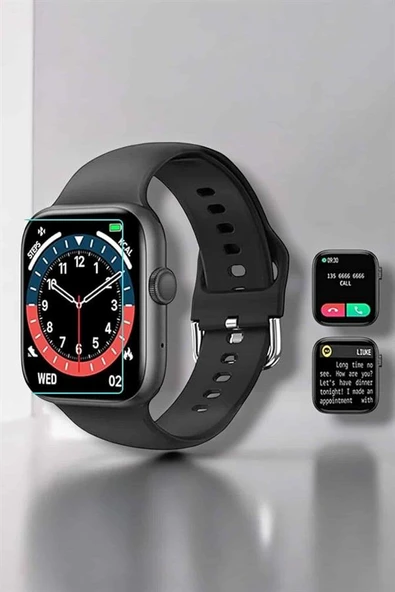 Akıllı Saat Adım Sayar, Kalp Atışı İzleme Dokunmatik Bluetooth Bağlantılı - Resim 5