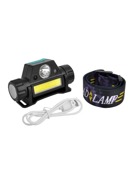 Watton WT-055 8 Saat Dayanıklı Şarjlı Sensörlü Mıknatıslı Kafa Feneri ürün görseli 1