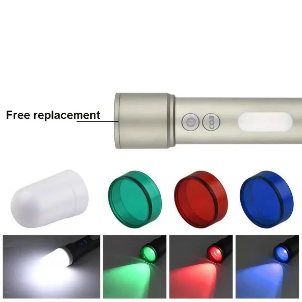 Powerdex PD-3900 Ultra Parlak COB Led 9 Modlu Askılı Şarjlı El Feneri - Resim 6