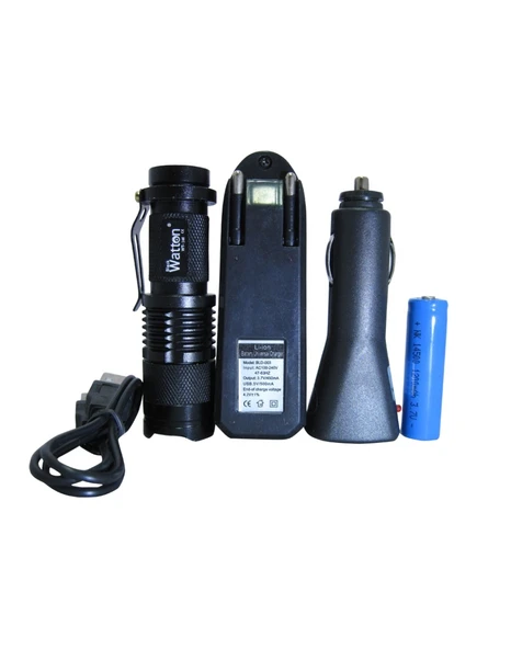 Watton WT-146 Geçici Körlük Yapan Mini Projektör EL Feneri - Resim 2