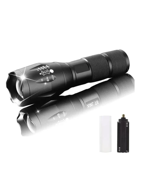 Watton WT-610 Q5 LED 3 Renk Aydınlatmalı Şarjlı El Feneri - Resim 2