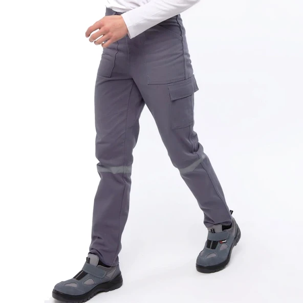 Gabarin Gri Kışlık Pantolon - 1