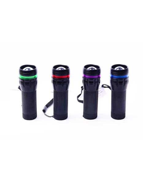 Bigem BM-310 Şeritli Zoom Odaklı EL Feneri - Resim 2