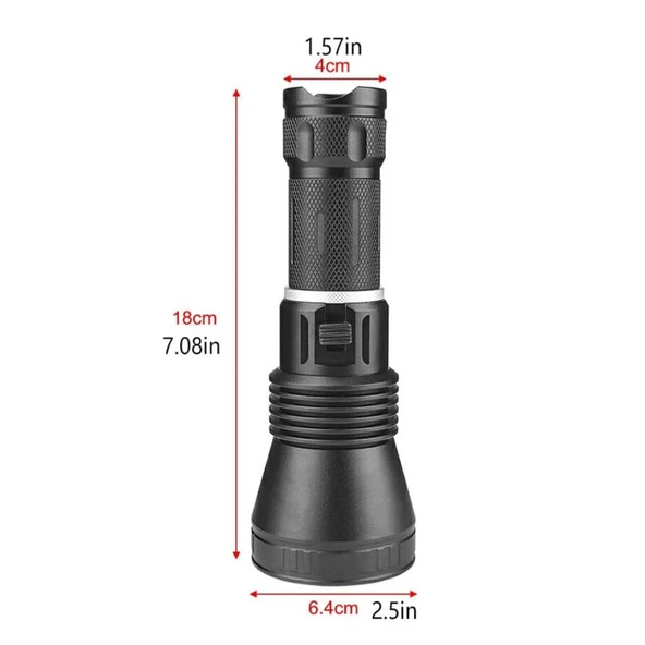 Watton WT-655 4200 Lümen Profesyonel Şarjlı El Feneri - Resim 3