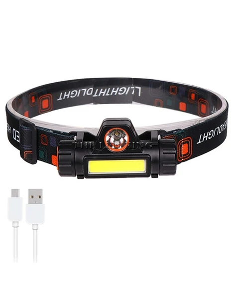 Watton WT-056 Şarjllı Dayanıklı Balıkçı Kafa Feneri - Resim 3