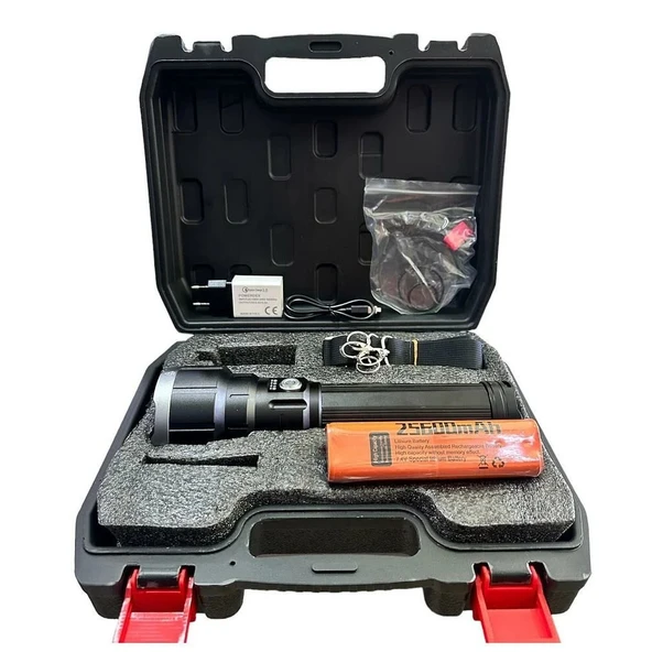 Powerdex PD-13000 55 Watt 5500 Lümen Profesyonel Büyük Şarjlı El Feneri ürün görseli 1