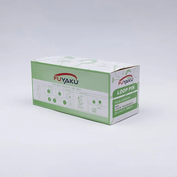 Fuyaku 9" Elle Geçmeli Kılçık Etiketleme Plastiği Şeffaf (5.000 Adet) - Resim 2