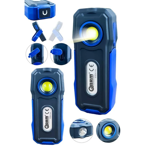 ARM ESEN149 350 Lümen Mıknatıslı Powerbank Şarjlı Tamirci Feneri ürün görseli 1