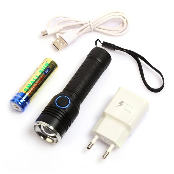 Powerdex PD-6007 Şarjlı Waterprof El Feneri ürün görseli 1