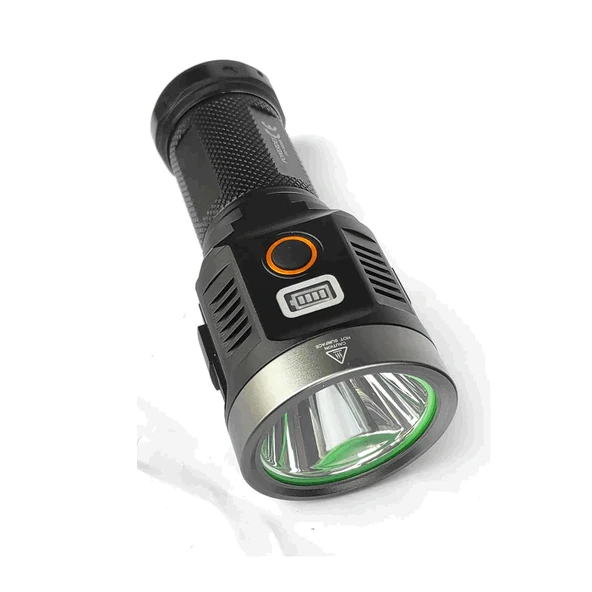 Powerdex PD-12000 Su Geçirmez 40 Watt 4000 Lümen Süper Güçlü LED Profesyonel Şarjlı El Feneri - Resim 2