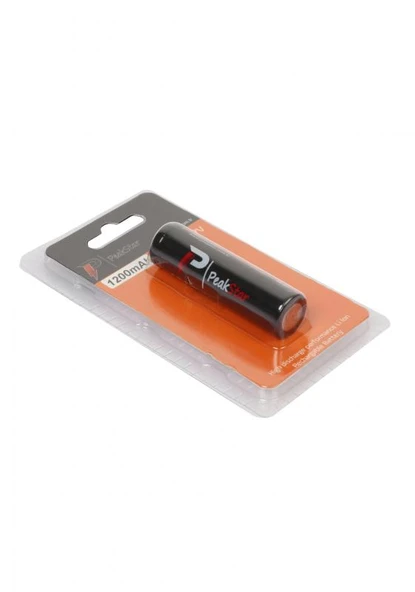 PeakStar 18650 3.7V 1200 mAh Li-ion Şarjlı Pil - 4