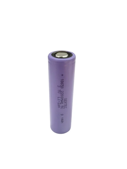 Sertec 18650 3.7V 2200 Mah 5C Li-Ion Şarjlı Pil ürün görseli 1