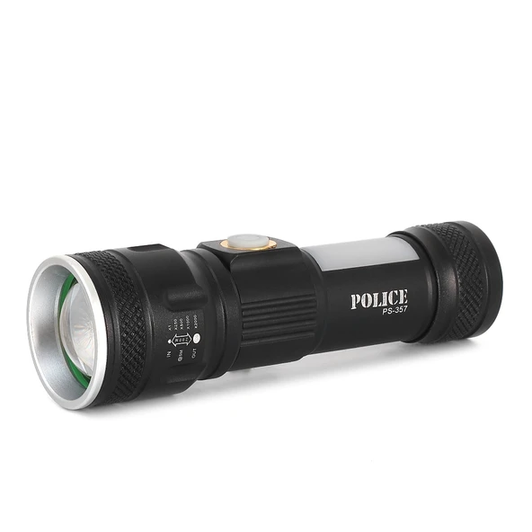 Police PS-357 Şarjlı Şarjlı El Feneri - Resim 5
