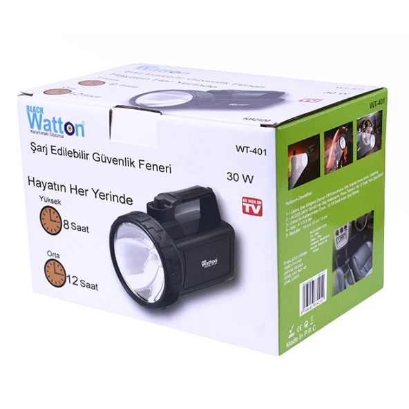 Watton WT-401 30Watt Güvenlik Feneri - Resim 4