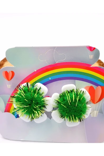 2 li Figürlü Renkli Lüks Lastik Toka ürün görseli