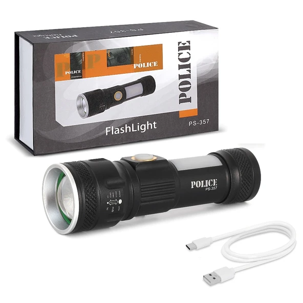 Police PS-357 Şarjlı Şarjlı El Feneri ürün görseli 1