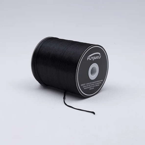 Fuyaku 3.5 mm Saten Kurdele Siyah (750 Metre) - 1