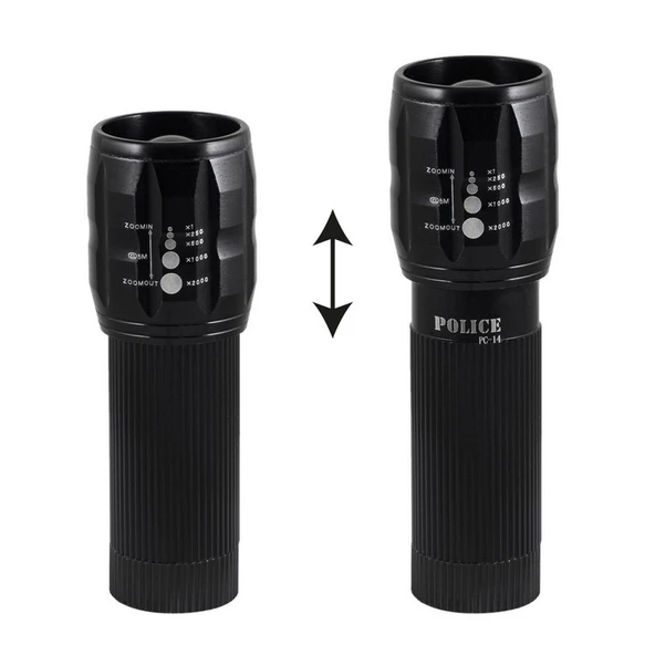 Police PC-14 Power Led Pilli El Feneri - Resim 2