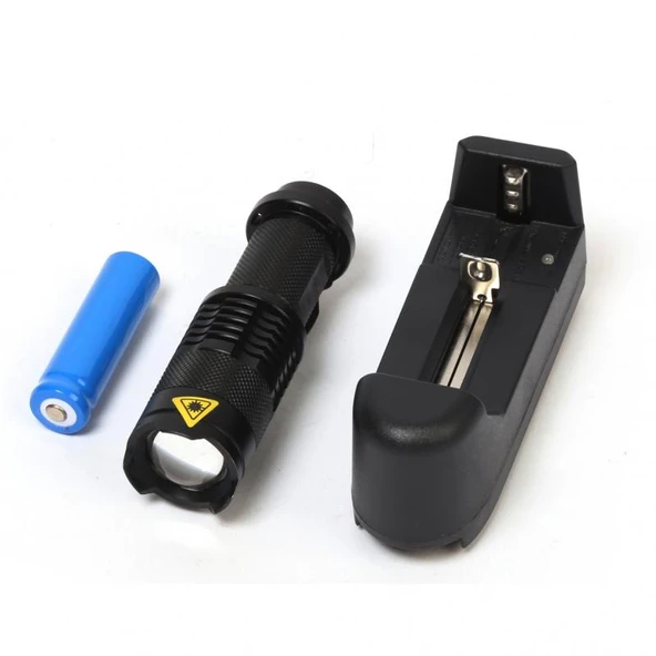 F.B.I F-81 2000 LM 3 MOD Waterproof Şarjlı EL Feneri - 1