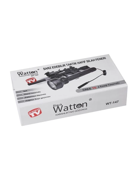 Watton WT-147 Profesyonel Şarjlı El Feneri - Resim 4