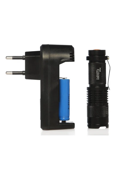 Barnetta BRS2 XPE LED Şarjlı Metal El Feneri ürün görseli 1