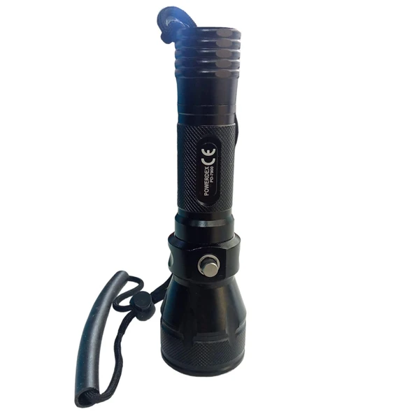 Powerdex PD-7900 100 Metre 10 W 2000 Lümen Profesyonel Deniz Altı Feneri - Resim 2