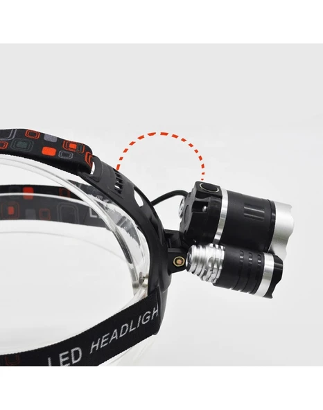 Watton WT-256 3 Başlı Kafa Feneri - Resim 2