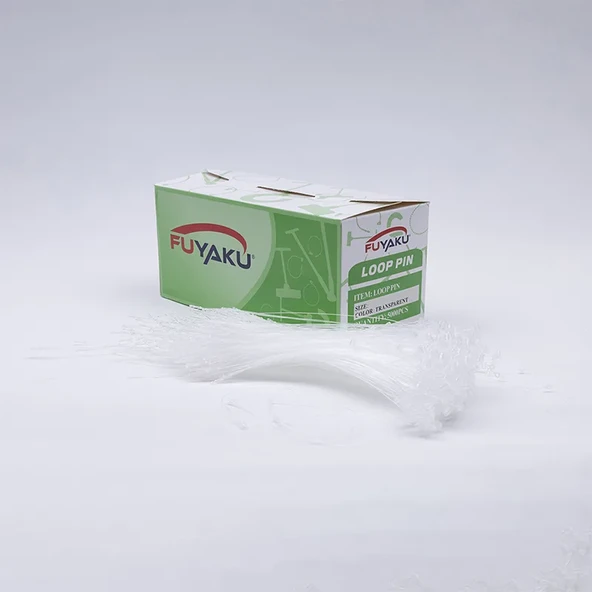 Fuyaku 6" Elle Geçmeli Kılçık Etiketleme Plastiği Şeffaf (5.000 Adet) - Resim 3