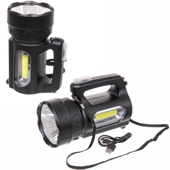 Watton WT-613 Ultra Güçlü Şarjlı Spot Fener - Resim 2