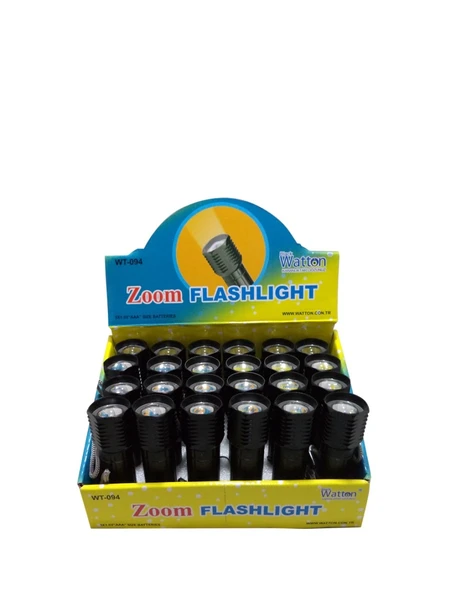 Watton WT-094 Güçlü Zoomlu EL Feneri - Resim 4