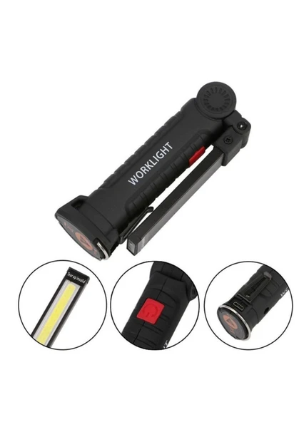 Watton WT-295 Mıknatıslı Çalışma Lambası Tamirci Feneri - Resim 5