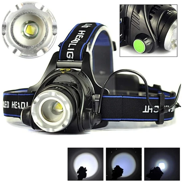 F.B.I F-823A Su Geçirmez Şarjlı Kafa Feneri - Resim 4