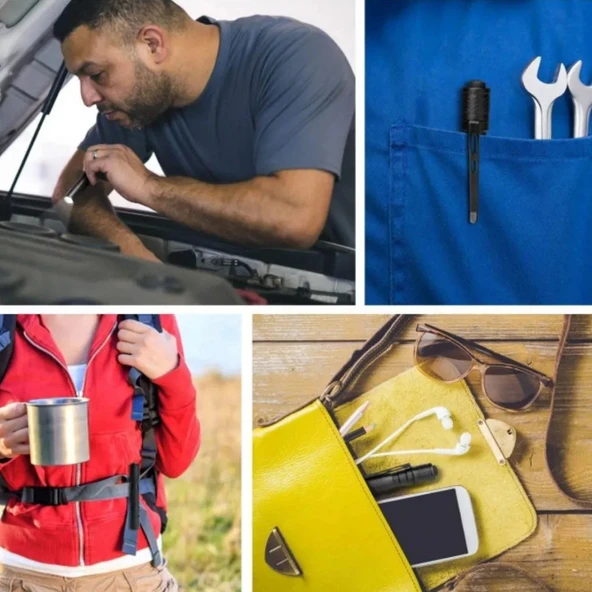 Gold Police GP-206 LED Beyaz Işıklı Doktor Kalem Fener - Resim 4