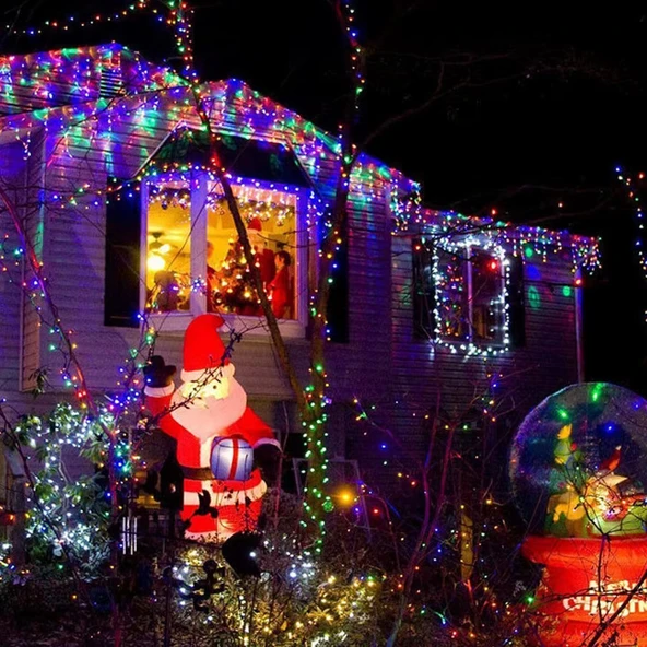 Greyder GD957 Şerit Pilli Aydınlatma 3 metre 30 Adet RGB Peri Led - Resim 5