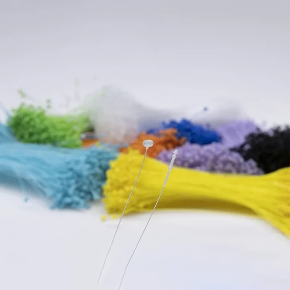 Fuyaku 8" Elle Geçmeli Kılçık Etiketleme Plastiği Şeffaf (5.000 Adet) - 4