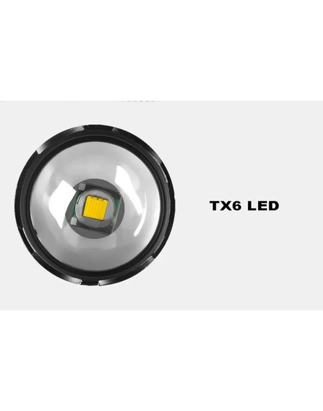 Watton WT-039 Powerbank Özellikli Uzun Mesafeli El Feneri - Resim 2