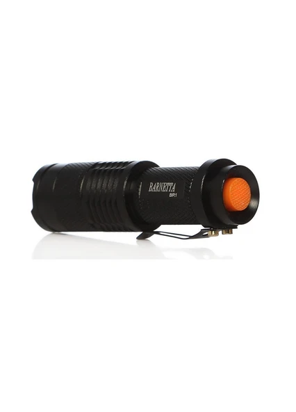 Barnetta BRS2 XPE LED Şarjlı Metal El Feneri - Resim 4