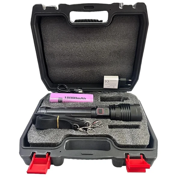 Powerdex PD-12500 50 Watt 5000 Lümen Profesyonel Büyük Şarjlı El Feneri - 1