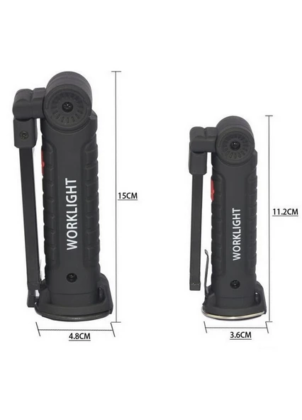 Watton WT-295 Mıknatıslı Çalışma Lambası Tamirci Feneri - Resim 2