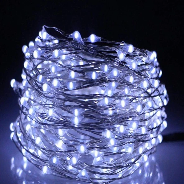 Greyder GD957 Şerit Pilli Aydınlatma 3 metre 30 Adet Beyaz Peri Led - Resim 6