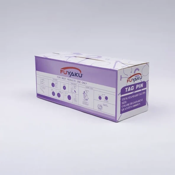 Fuyaku 100 MM Standart Kılçık Etiketleme Plastiği Şeffaf (5.000 Adet) - Resim 2